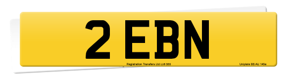 Registration number 2 EBN